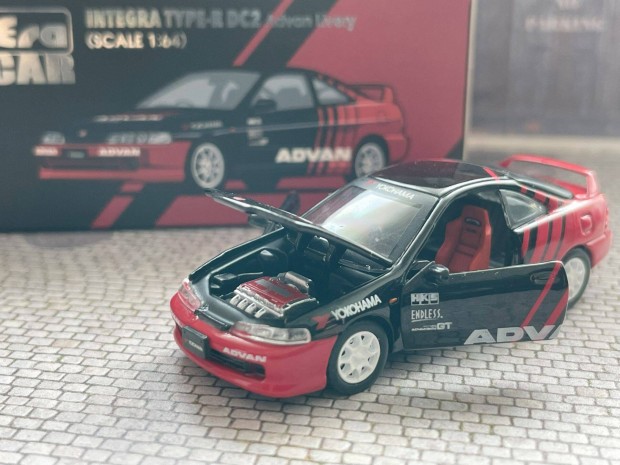 Honda Integra Type R modell aut - Era Car 1:64 mret