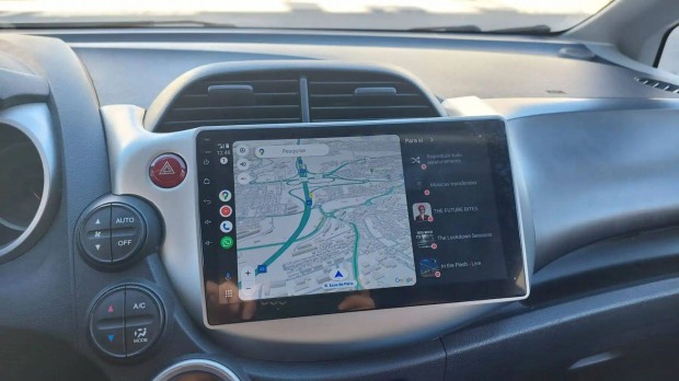 Honda Jazz Android Multimédia Rádió Navigáció Carplay 9" Kijelző Hifi