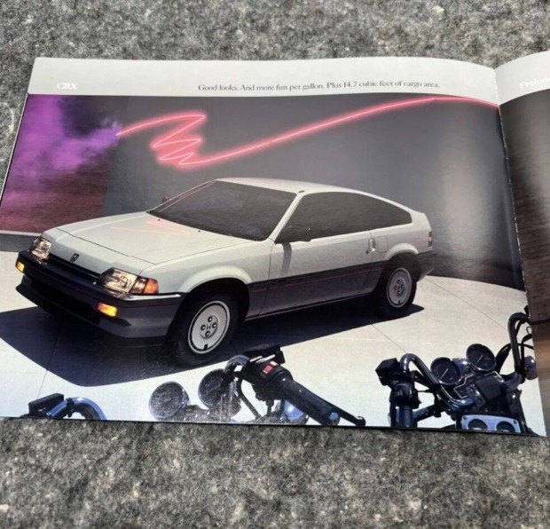 Honda Program Prospektus 1987 Crx Civic Accord Prelude