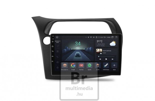Honda UFO Civic Android 2Din Multimdia Navigci Carplay Hifi Rdi