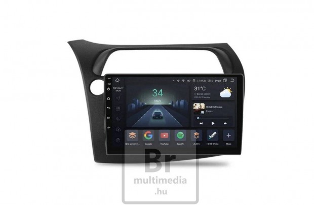 Honda UFO Civic Mk8 Android Aut Multimdia Navigci Fejegysg Rdi