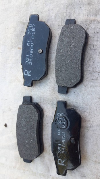 Honda hátsó tárcsafékbetét Accord,Civic ,Crx,Prelude hoz új