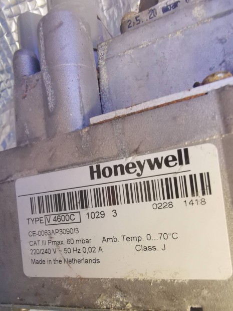 Honeywell 4600c 1029 tip. gz szelep elad 