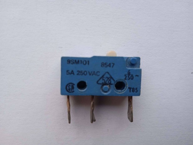 Honeywell mikrokapcsol , 5 A , 250 V , 20 x 10 x 6 mm