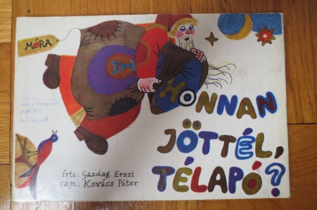 Honnan jöttél Télapó? Hajtogatós mesekönyv leporelló gyerek könyv