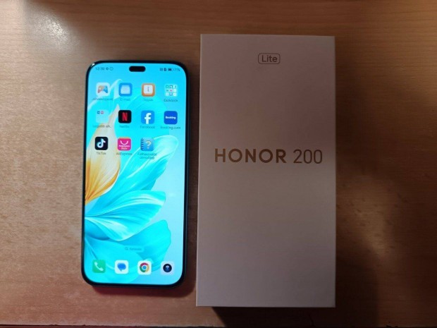 Honor 200 Lite 5G 8/256GB Dual Fggetlen jszer Cyan Garancis !