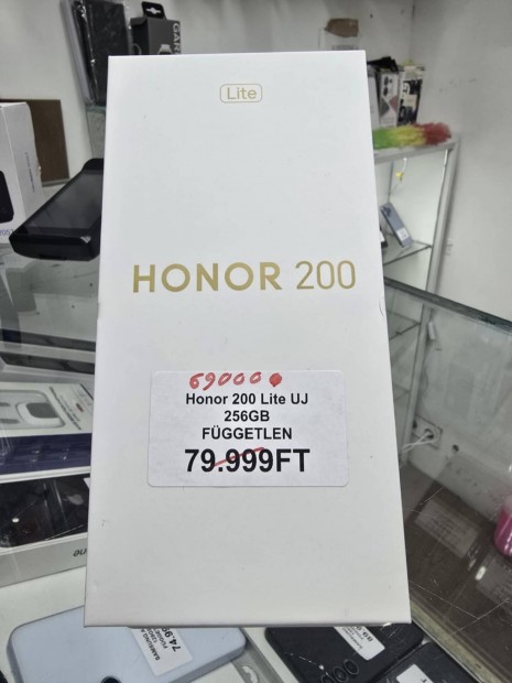 Honor 200 lite j ,256GB, Fggetlen ,Akci, +Garancia 