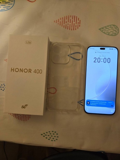 Honor 400 lite 256gb eladó újonnan ajándék tokkal 2 év garanciával!