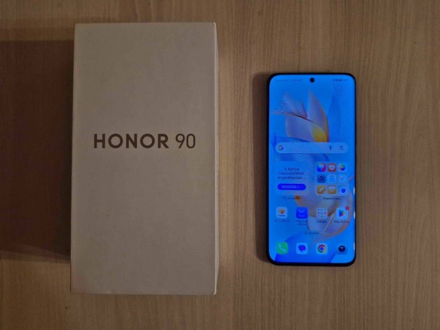 Honor 90 5G 12/512GB Fggetlen jszer Fekete Garancival !