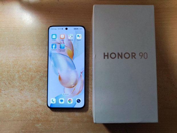 Honor 90 5G 12/512GB Független Újszerű Fekete Garis !