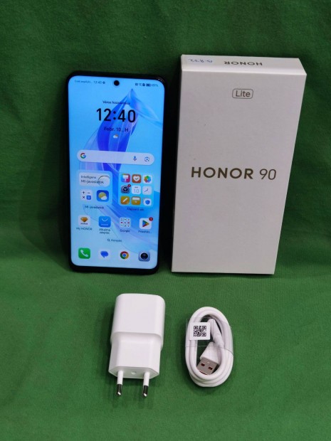 Honor 90 Lite 5G 256GB 8GB RAM Dual Mobiltelefon dobozba!