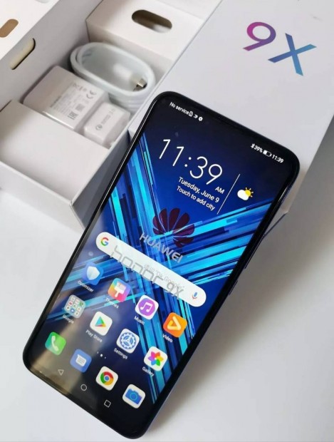 Honor 9X 128GB 4GB RAM Vadonatj Dual SIM Fggetlen Okostelefon Elad 