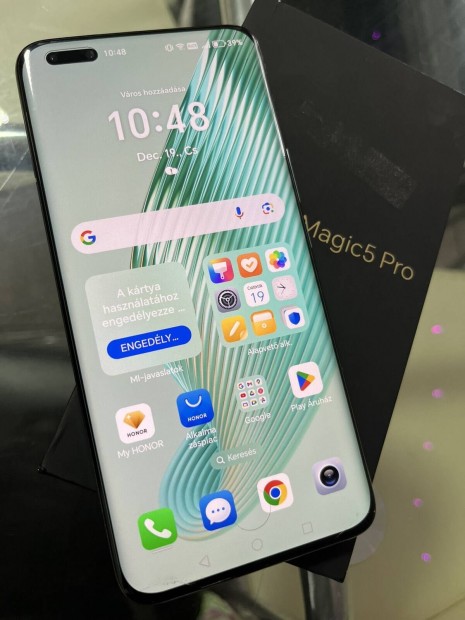 Honor Magic5 Pro 5G 12/512gb csere 