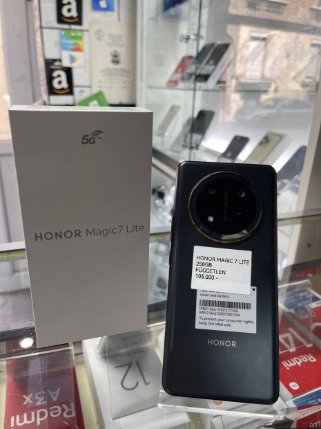 Honor Magic 7 Lite 5G - 256GB- Kártyafüggetlen