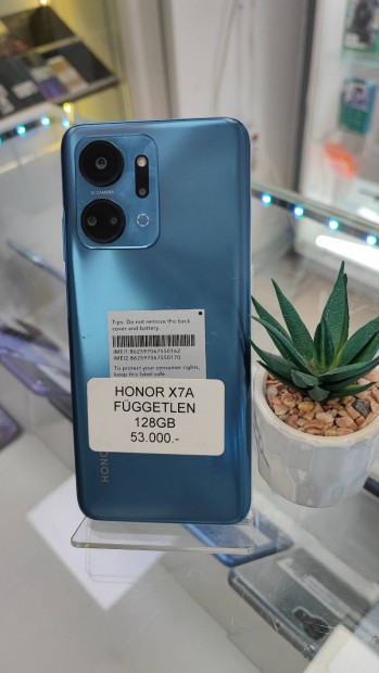 Honor X7A 128GB Gynyr llapot + Garancia