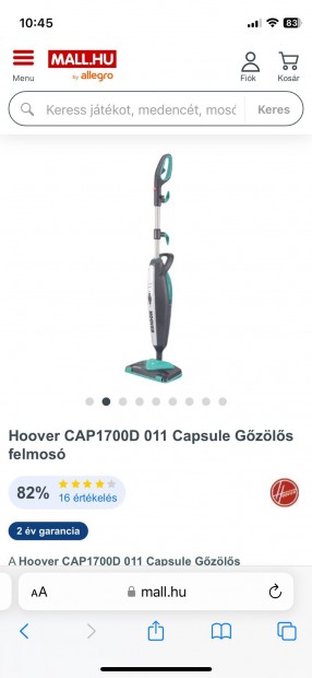 Hoover felmos 1700w