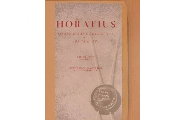 Horatius sszes lrai kltemnyei s ars poetica 1946