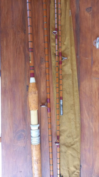 Horgszbot retro 6 szglet bambusz