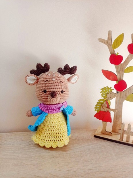 Horgolt llatka, horgolt figura, amigurumi