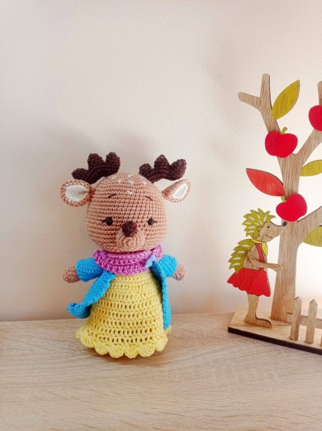 Horgolt llatka figura, amigurumi