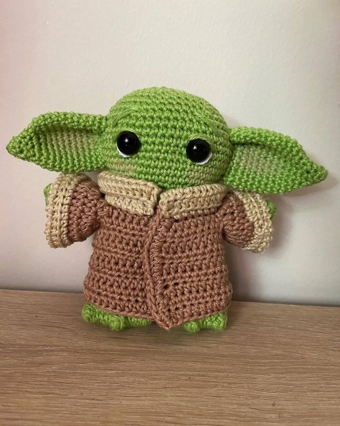 Horgolt baby yoda