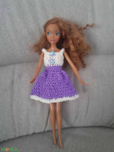 Horgolt ruha (2). j. Barbie tpus babkra. Kzmves termk