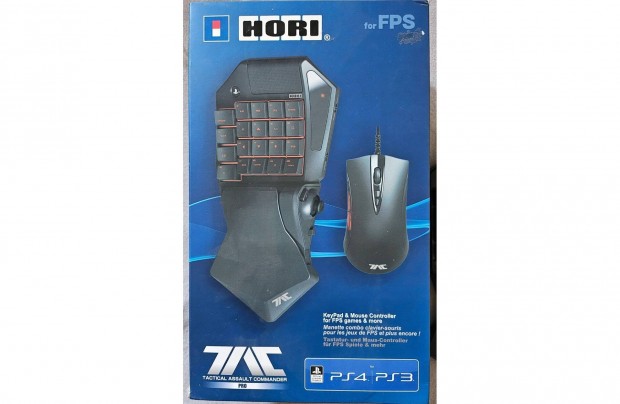 Hori Tac Pro Playstation FPS billentyűzet + egér