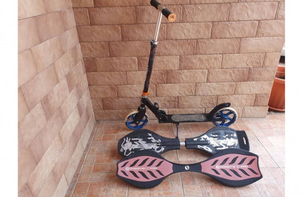 Hornet roller + Ripstik + Slide waveboard gördeszka együtt Ingyen GLS
