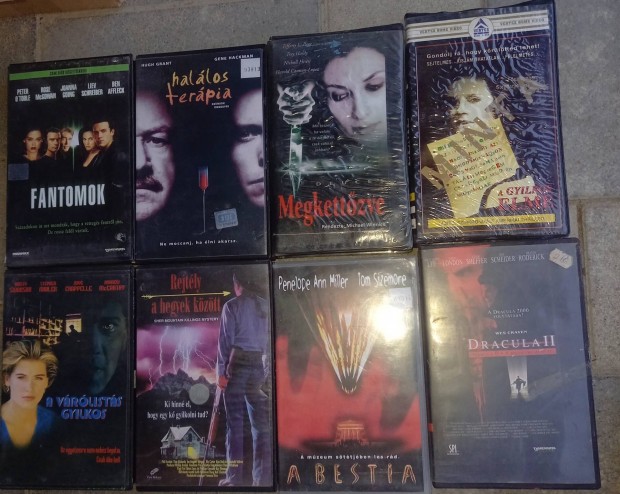 Horror vhs filmek gyjtemnybl