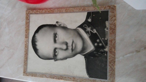 Horthy kori Katonatiszt fényképe nagy méretű ritka db