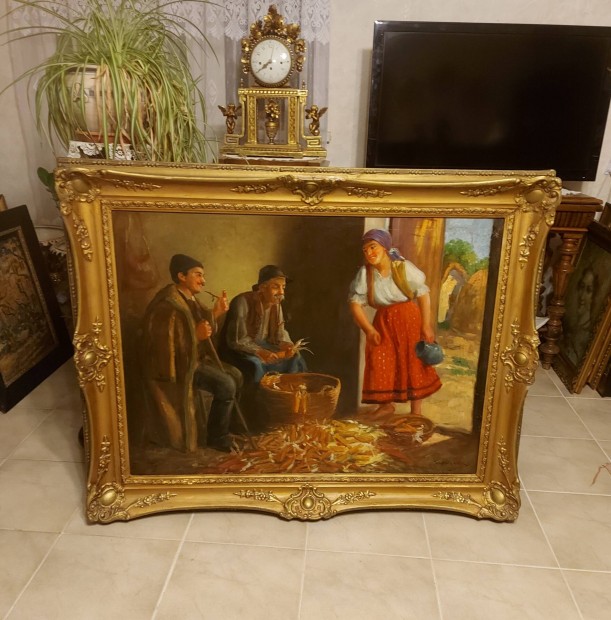 Horváth G. Andor pazar antik festménye! 125x100cm!!!