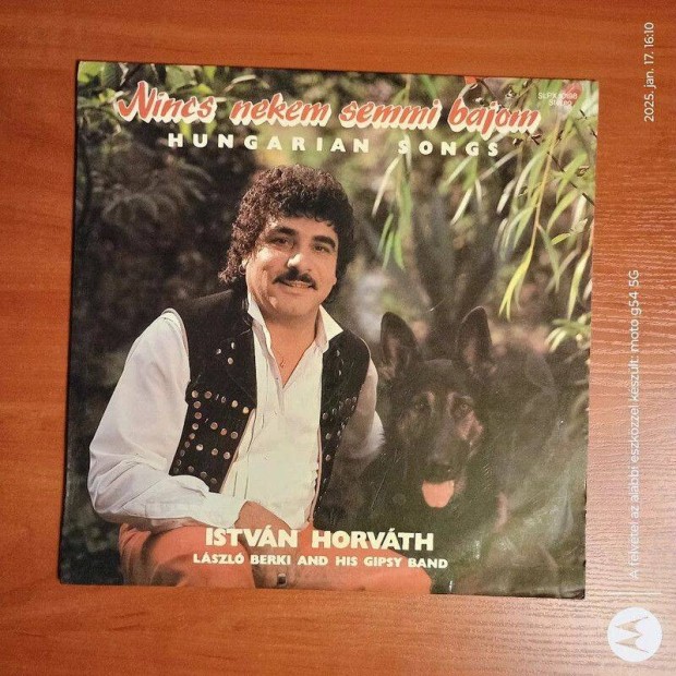 Horvth Istvn - Nincs nekem semmi bajom/Hungarian songs; LP, Vinyl