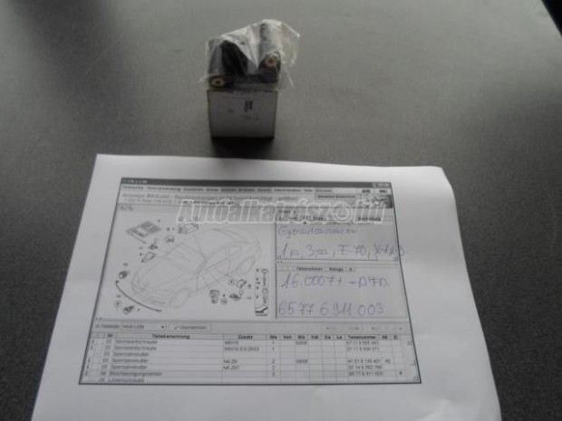 Hosszgyorsulás érzékelő - bmw 1-es sorozat,3-as sorozat,x5