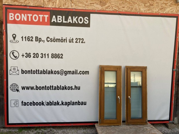 Hszigetelt bontott hasznlt fa ablakok eladk: 50 x 125 cm