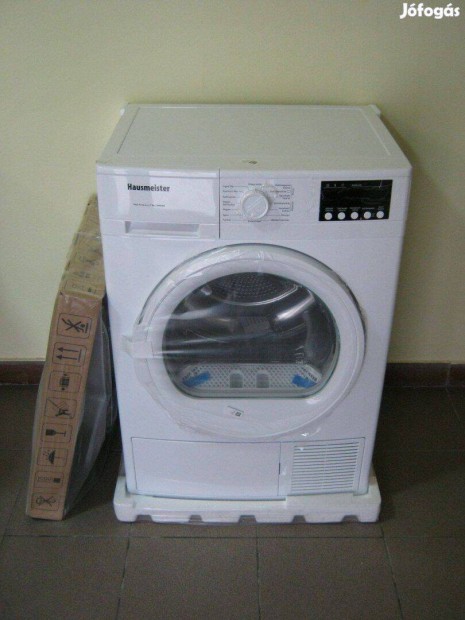 Hőszivattyús Szárítógép Hausmeister HM-2700 Fehér, 7/kg, jótállással