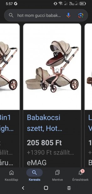 Hot Mom limitlt Gucci Babakocsi 