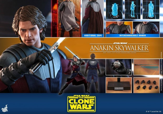 Hot Toys TMS019 Star Wars Clone Wars - Anakin Skywalker