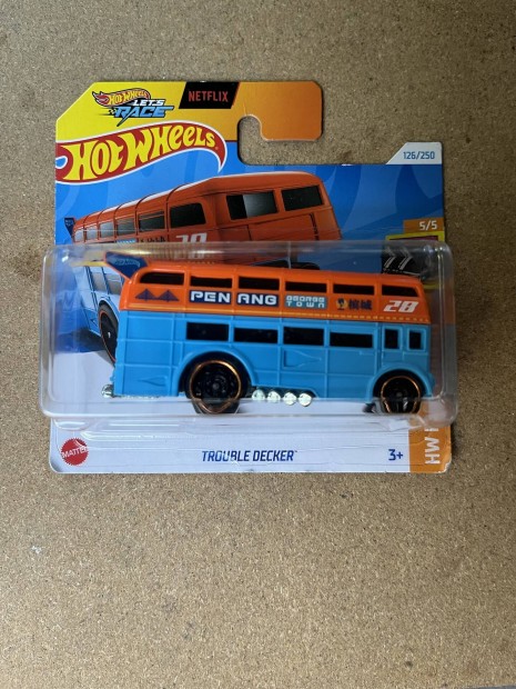 Hot Wheels 2024 - Netflix Trouble Decker j