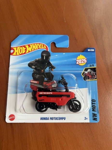Hot Wheels 2025 - Honda Motocompo Új