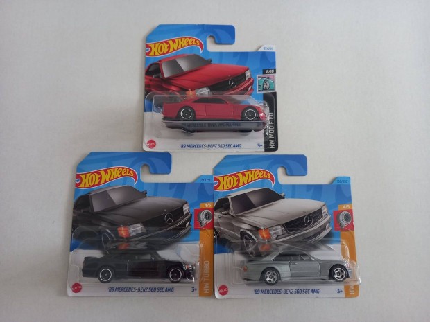 Hot Wheels 89 Mercedes-Benz 560 SEC AMG