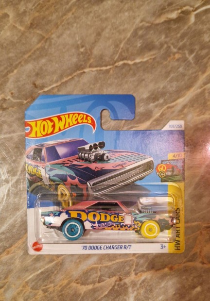 Hot Wheels Art Cars Dodge Charger R/T 1970 Kisaut