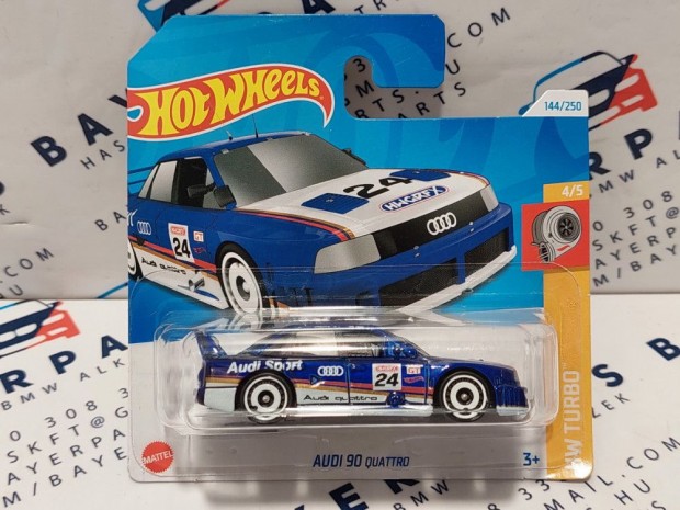 Hot Wheels Audi 90 Quattro - HW Turbo 4/5 - 144/250 -  Hot Wheels - 1