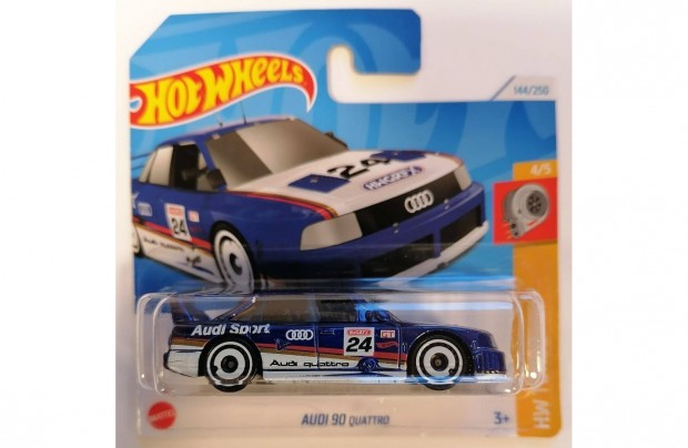 Hot Wheels Audi 90 Quattro blue