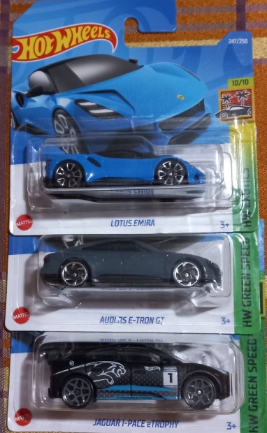 Hot Wheels Audi, Lotus, Jaguar