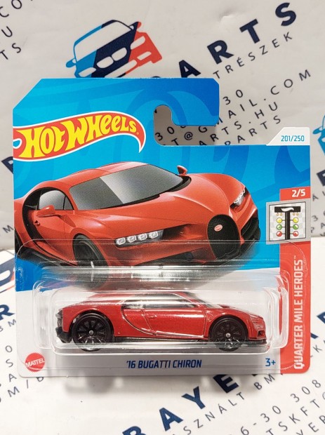 Hot Wheels Bugatti Chiron (2016) - Quarter Mile Heroes  2/5 - 201/250