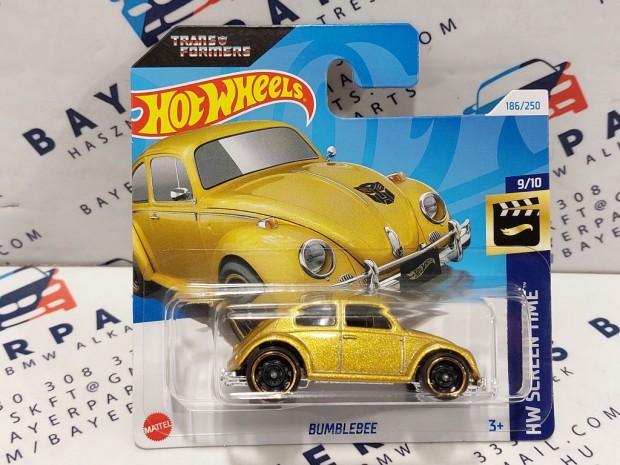 Hot Wheels Bumblebee - HW Screen Time  9/10 - 186/250  -  Hot Wheels