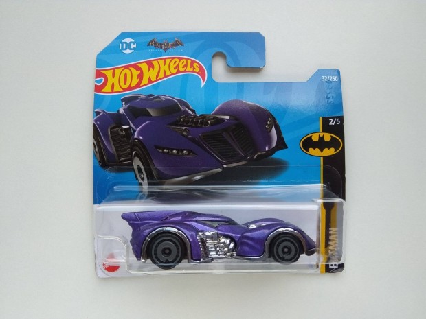 Hot Wheels DC Batman Arkham Asylum Batmobile lila j bontatlan