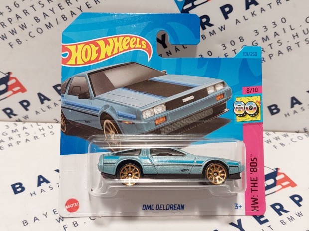 Hot Wheels DMC Delorean - HW: The '80s 8/10 - 101/250 -  Hot Wheels -