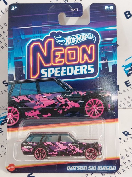 Hot Wheels Datsun S10 Wagon - Neon Speeders  -  Hot Wheels - 1:64