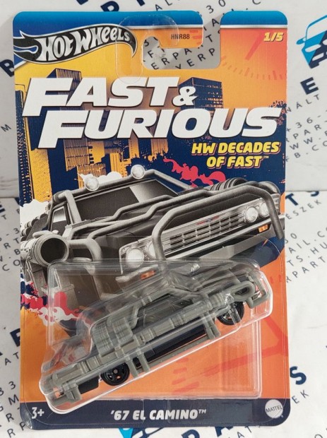 Hot Wheels Decades of Fast -  Fast and Furious - Hallos iramban 1/5